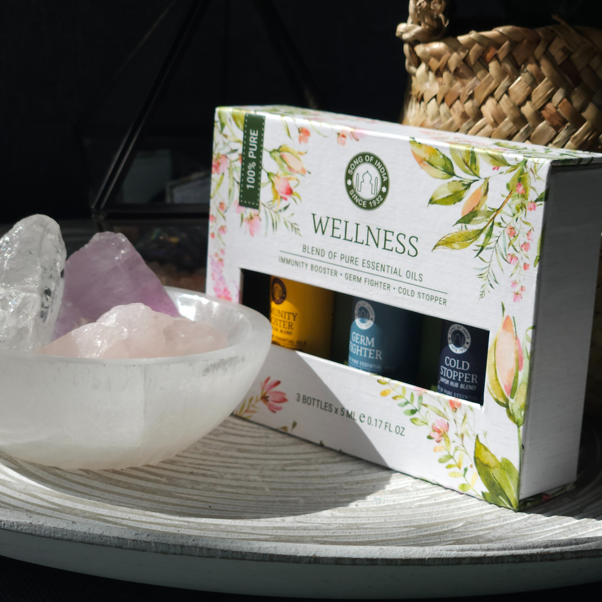 Eterinių aliejų aromaterapijos rinkinys „Wellness“
