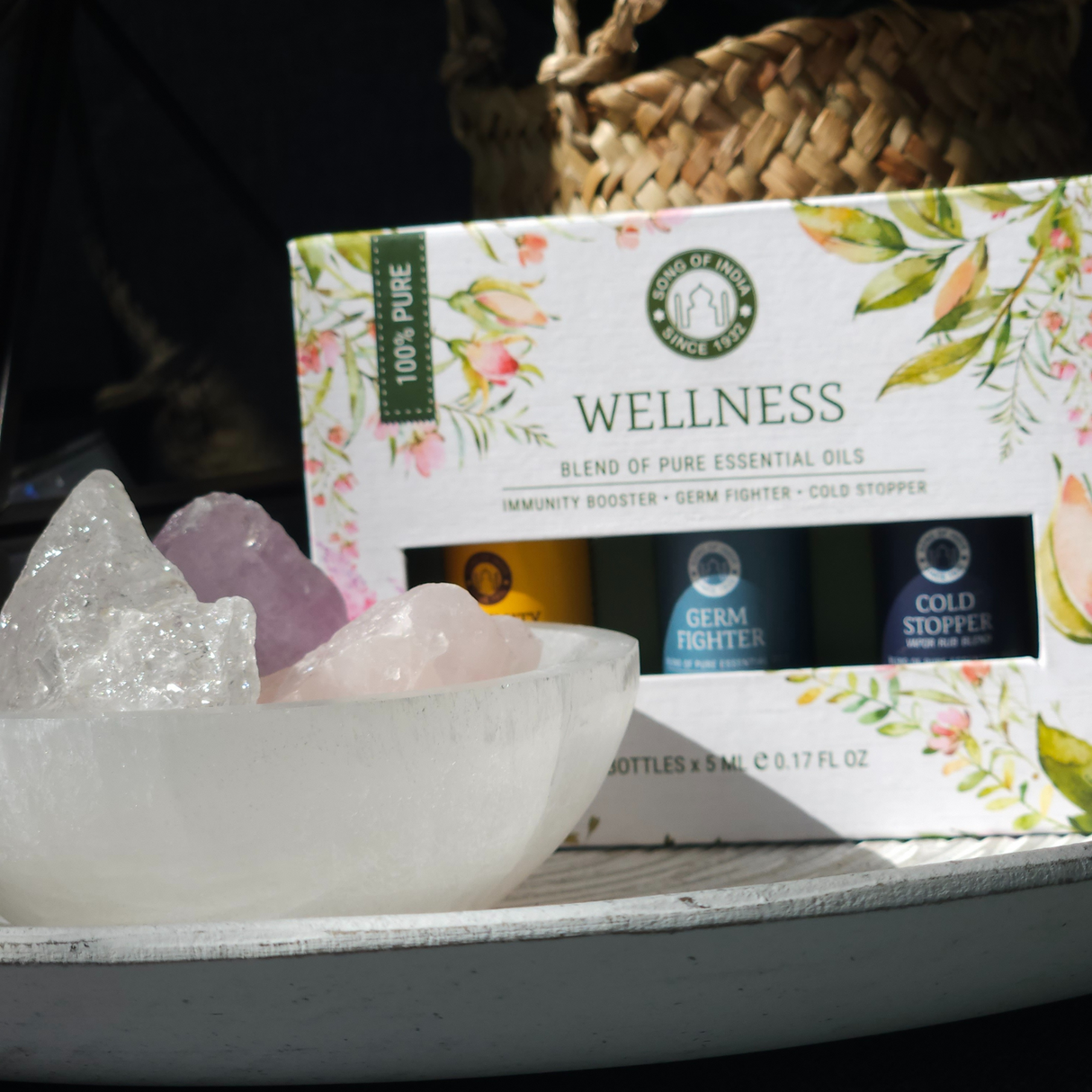 Eterinių aliejų aromaterapijos rinkinys „Wellness“