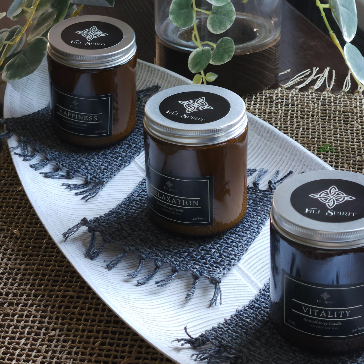 FiliSpirit aromaterapijos žvakė „Laimė“