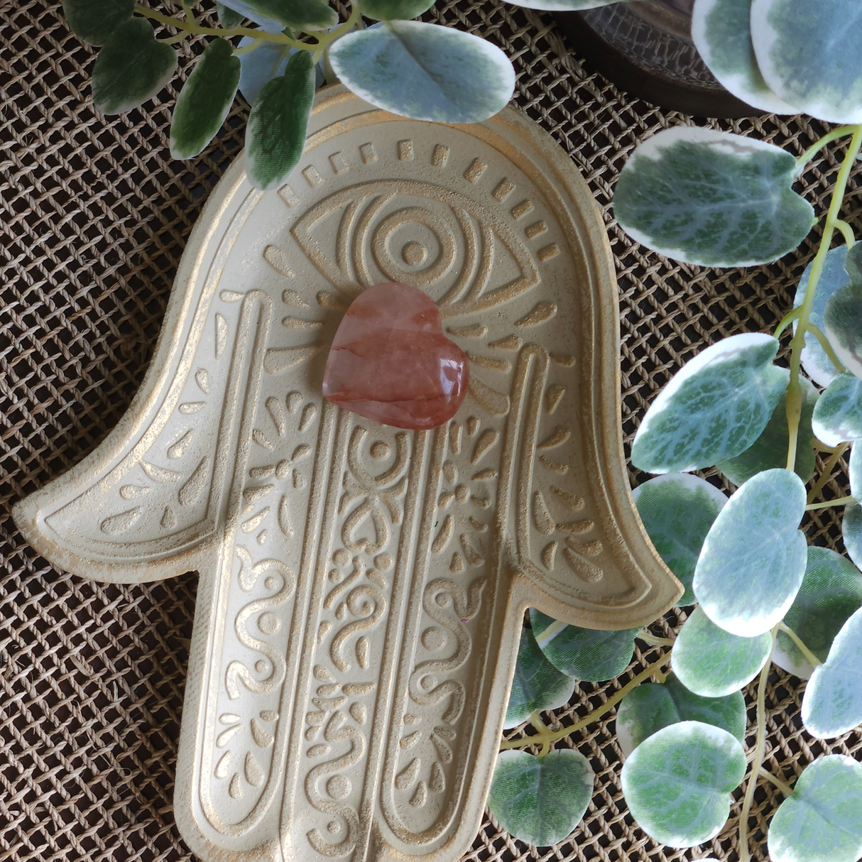 Ugninis Kvarcas Širdies pavidalu