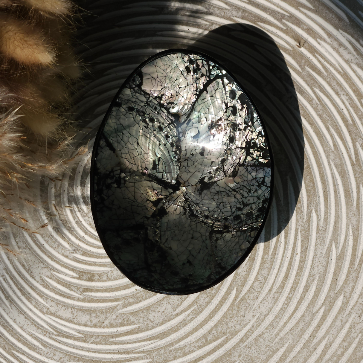 Šalavijų smilkymo dubuo ovalus