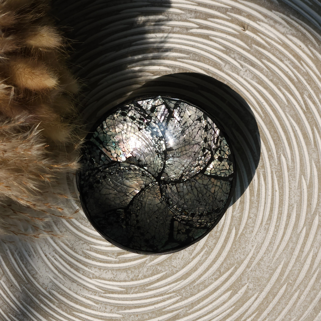 Šalavijų smilkymo dubenėlis apvalus