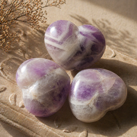 Amethyst Crystal Heart