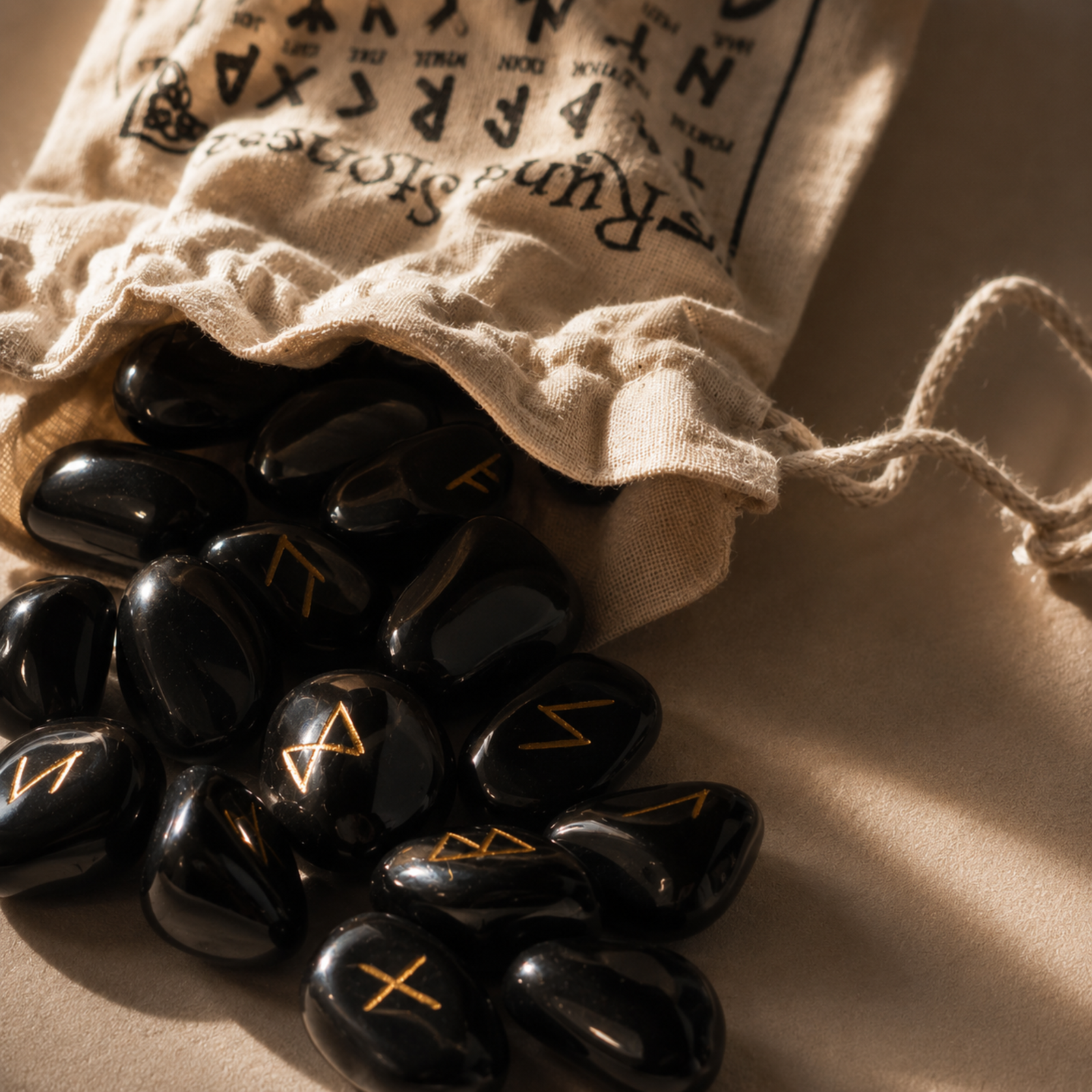 Black Agate Runes