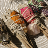 Baltojo šalavijo ryšulėlis su citrinu