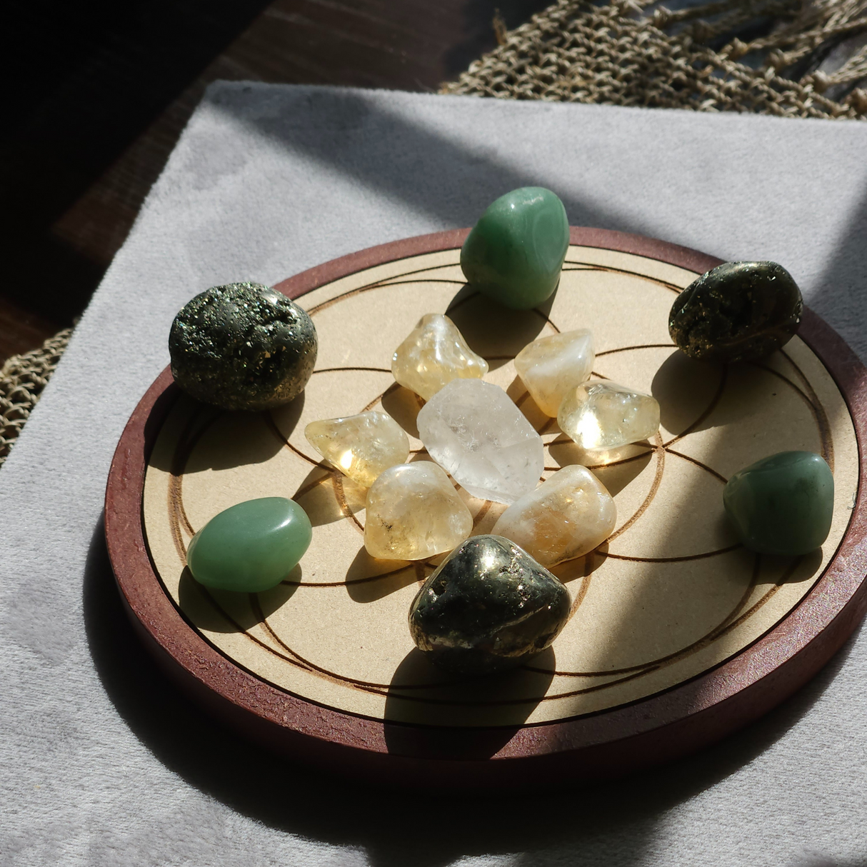 Kristalų energijos tinklelis „Klestėjimas“