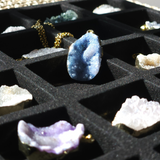 Drūzų Kvarco Kristalų Pakabukas