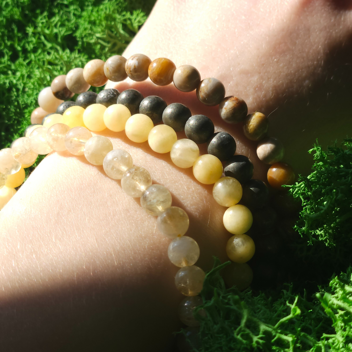 Klestėjimo ir Sėkmės apyrankių rinkinys