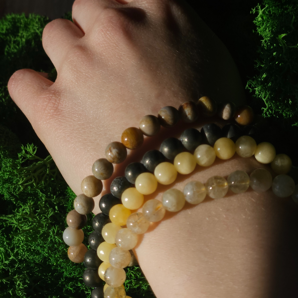 Klestėjimo ir Sėkmės apyrankių rinkinys