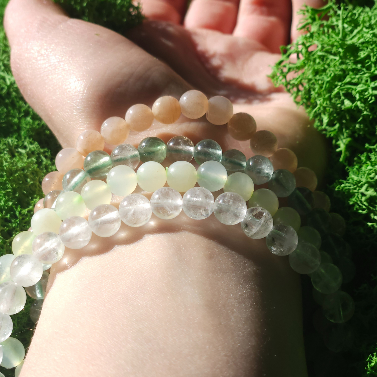 Dieviškojo Džiaugsmo ir Laimės apyrankių rinkinys