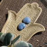 Mėlynojo Kalcito kristalas širdies pavidalu