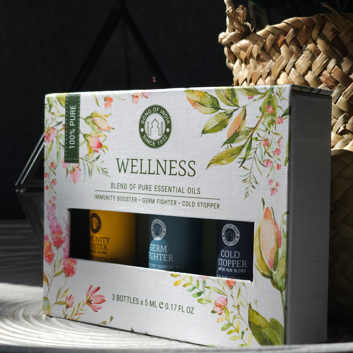 Eterinių aliejų aromaterapijos rinkinys „Wellness“