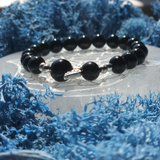 Juodojo turmalino angelo apyrankė