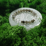 Labradorito ir Kalnų Krištolo apyrankė