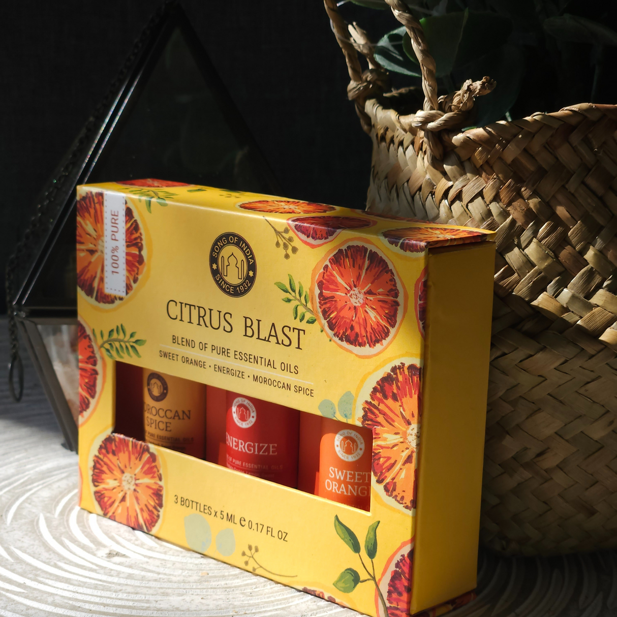 Eterinių aliejų aromaterapijos rinkinys „Citrus Blast“