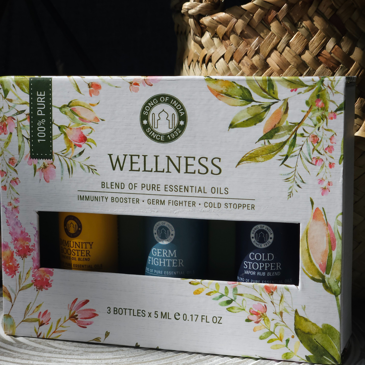 Eterinių aliejų aromaterapijos rinkinys „Wellness“