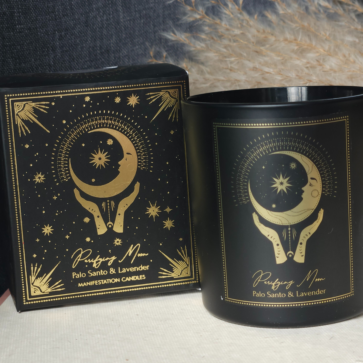 Manifestacijos brangakmenių žvakė ,,Apvalantis mėnulis"