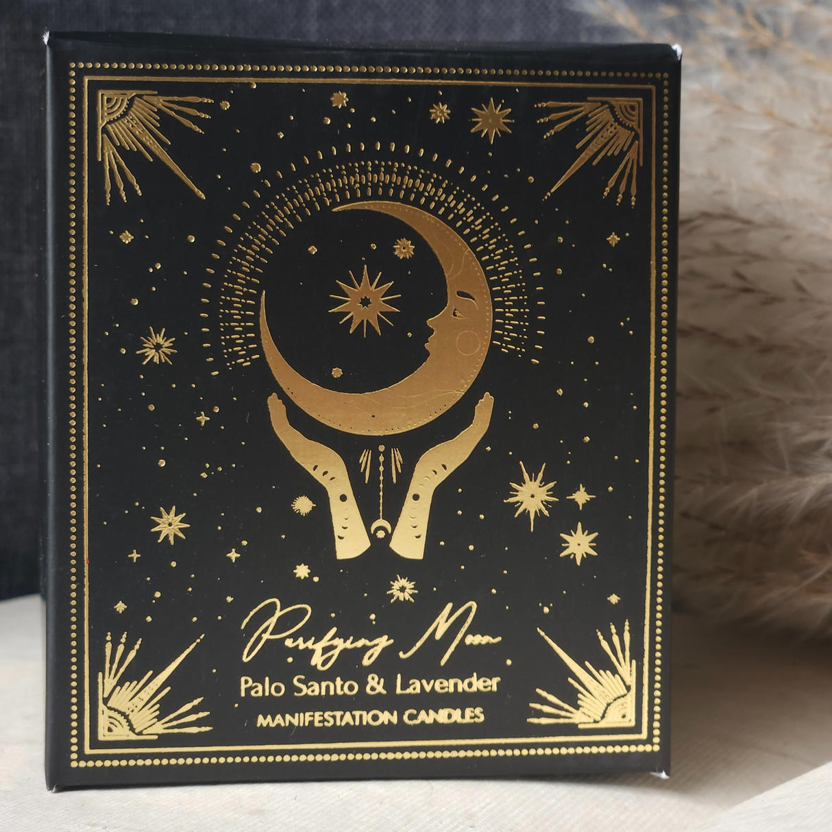 Manifestacijos brangakmenių žvakė ,,Apvalantis mėnulis"