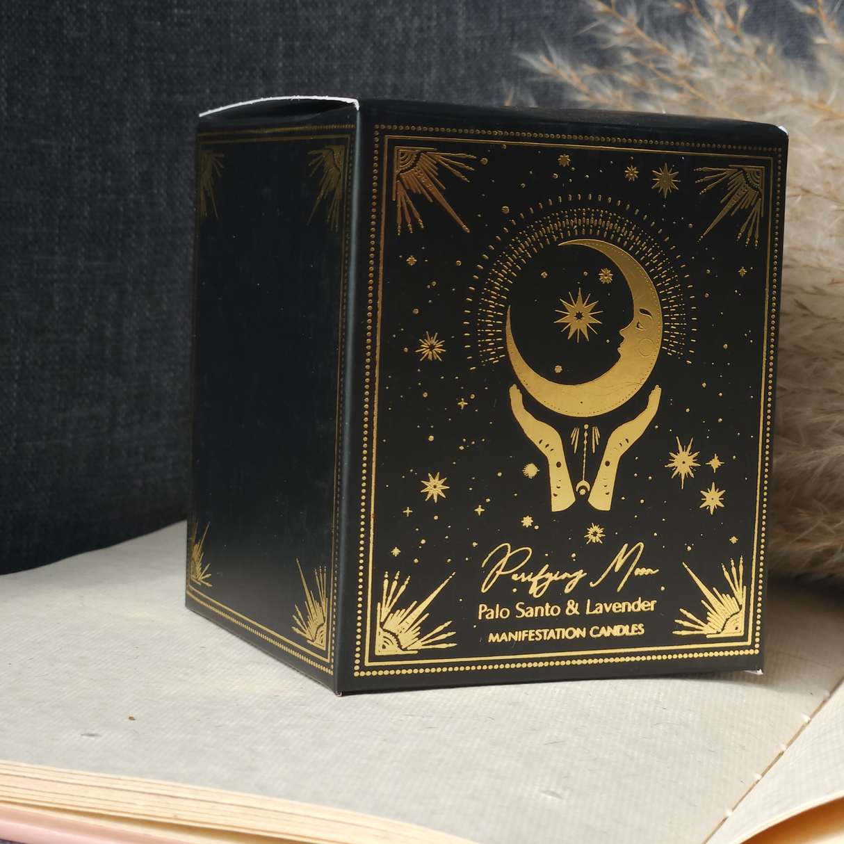 Manifestacijos brangakmenių žvakė ,,Apvalantis mėnulis"