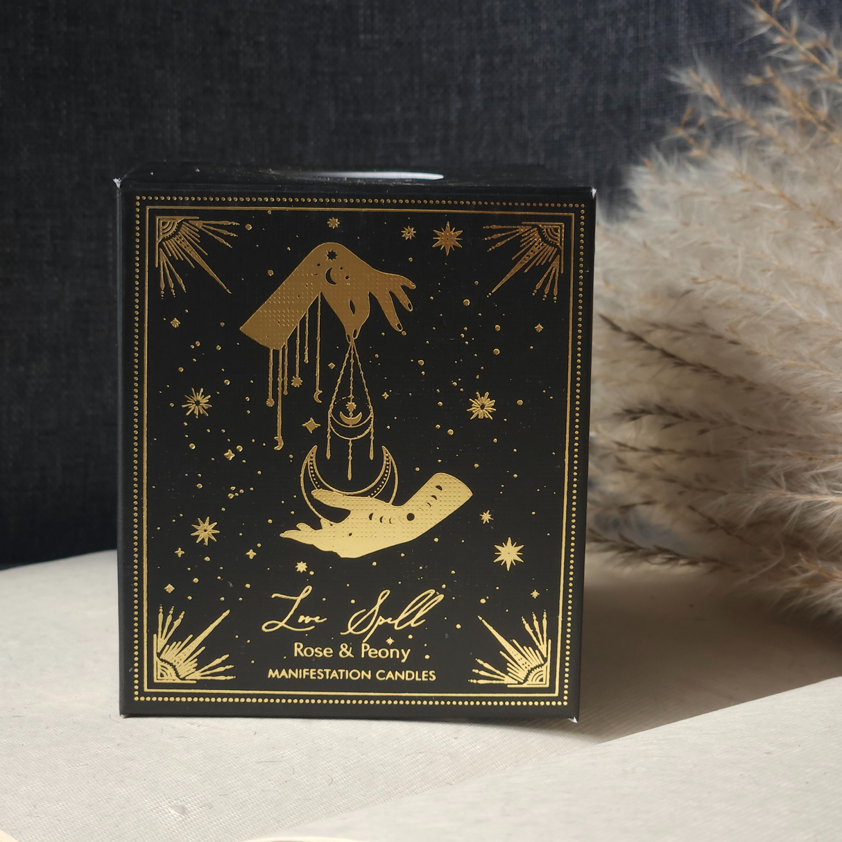 Manifestacijos brangakmenių žvakė ,,Meilės burtažodis"