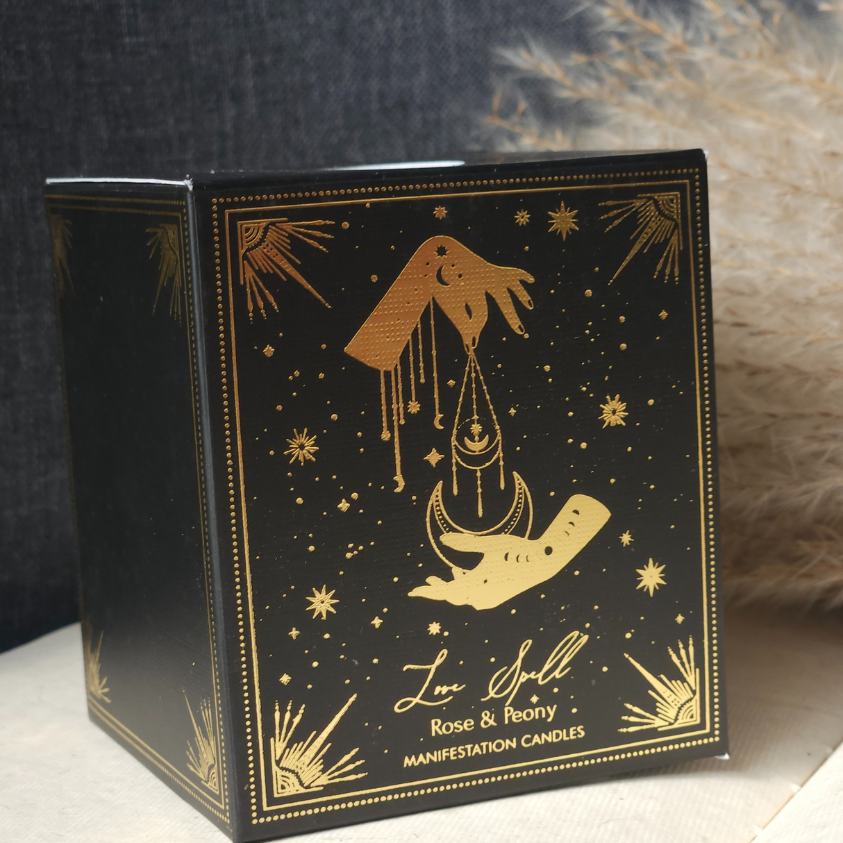 Manifestacijos brangakmenių žvakė ,,Meilės burtažodis"