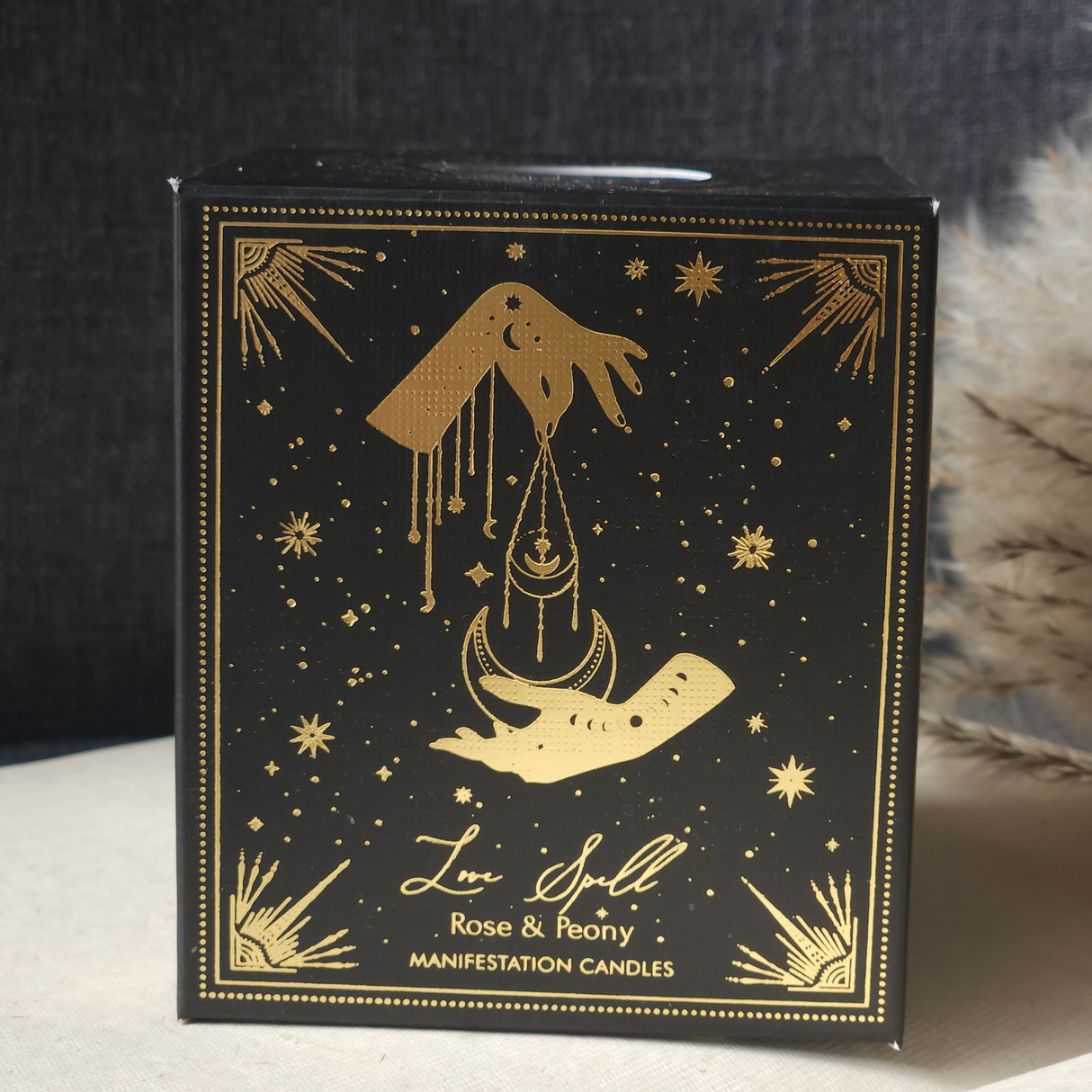 Manifestacijos brangakmenių žvakė ,,Meilės burtažodis"