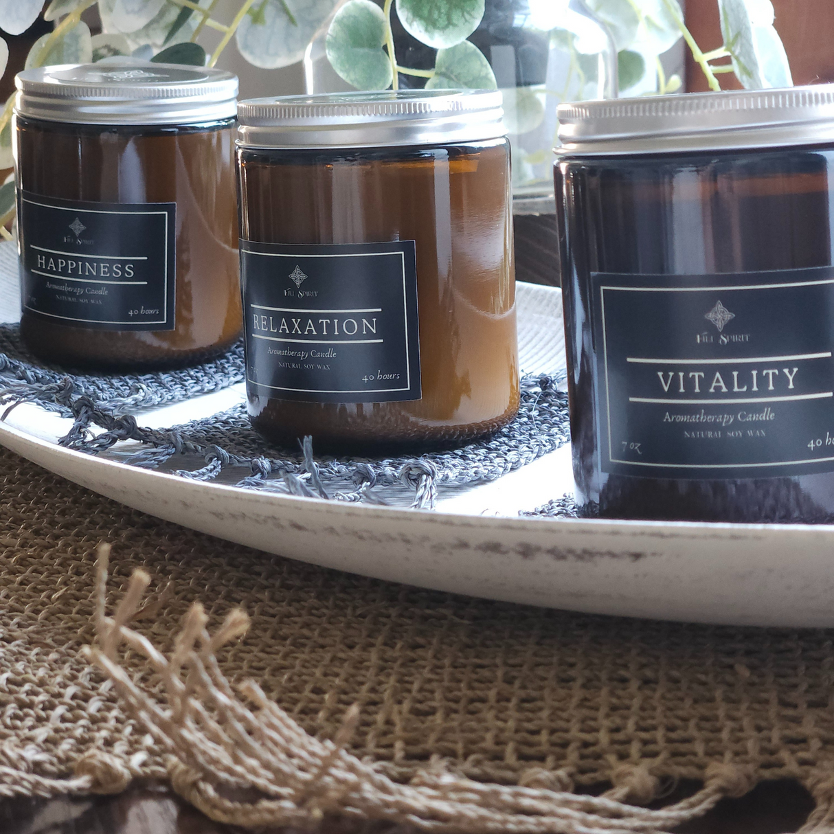 FiliSpirit aromaterapijos žvakė „Laimė“