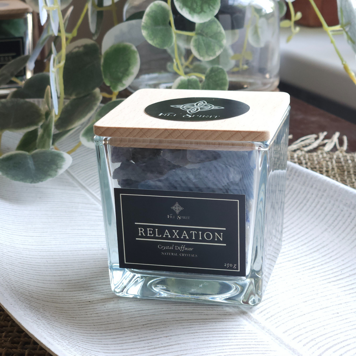 Atpalaiduojantis kristalų difuzorius