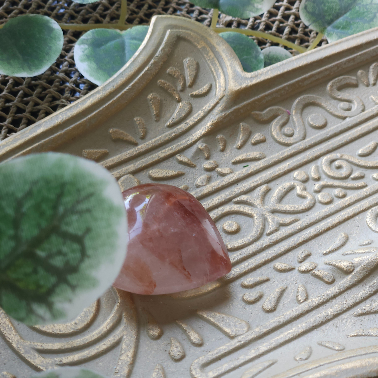 Ugninis Kvarcas Širdies pavidalu