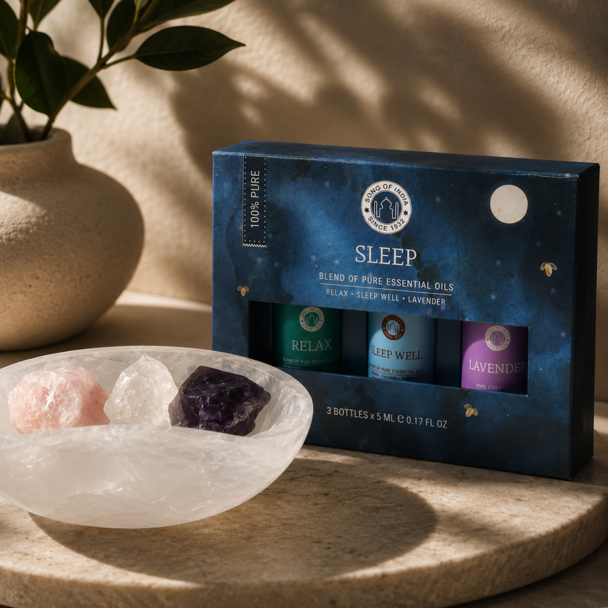 Eterinių aliejų aromaterapijos rinkinys miegui