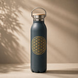 Nerūdijančio plieno termo butelis, 600 ml „Gyvybės gėlė“