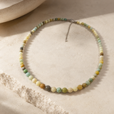Multicolor Amazonite Bead Necklace