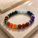 Chakra Balance Rhinestone Bracelet
