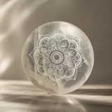 Mandala Selenite Charging Plate