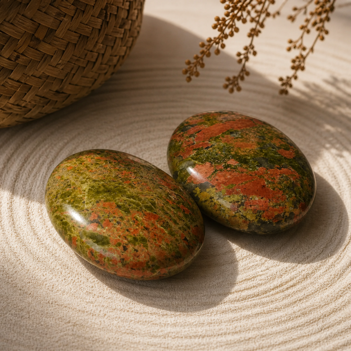 Unakite ZEN akmenys
