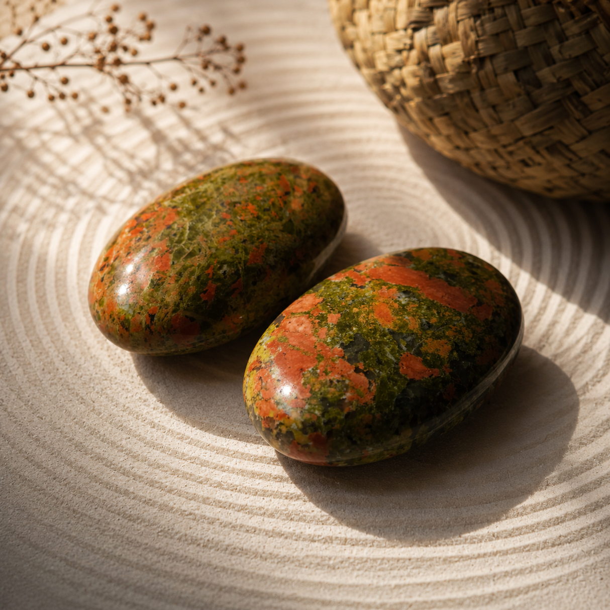 Unakite ZEN akmenys