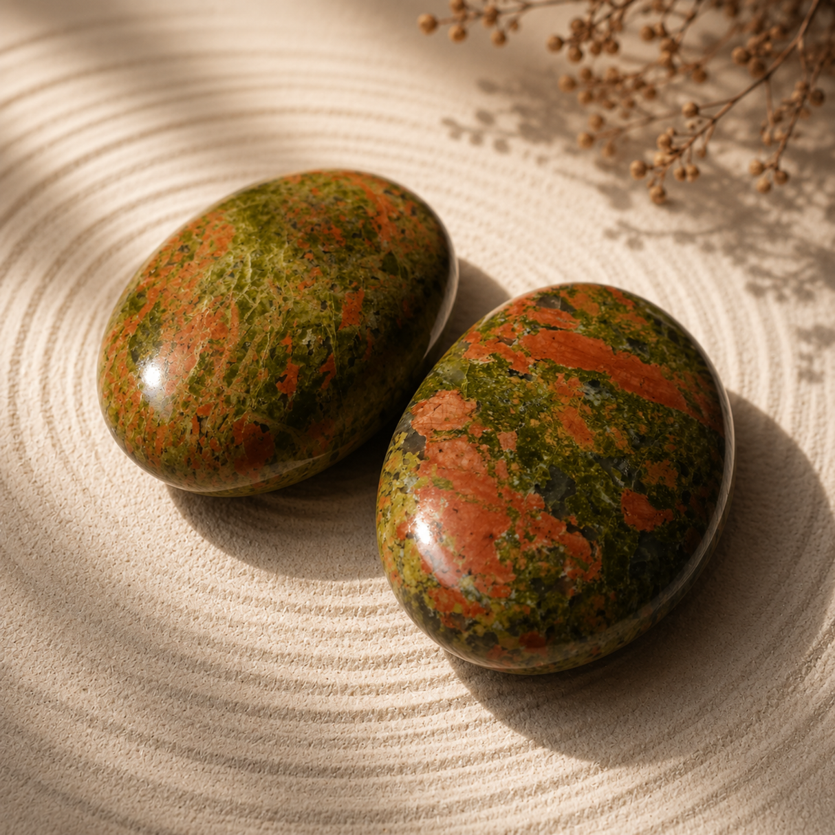 Unakite ZEN akmenys