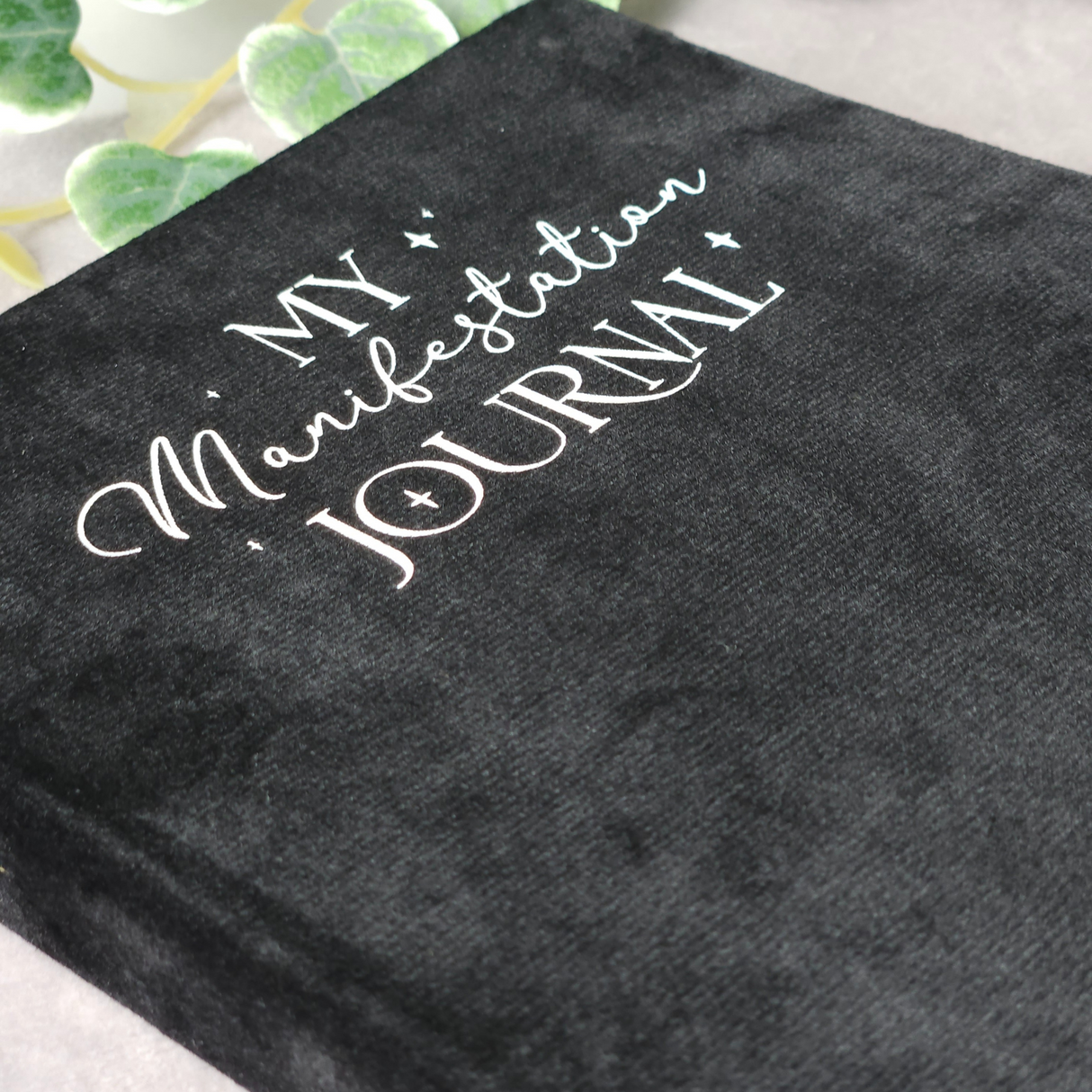 Manifestacijos žurnalas su ametisto rašikliu