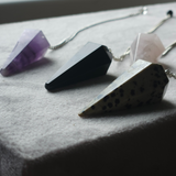 Juodojo obsidiano švytuoklė