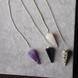 Rožinio kvarco švytuoklė